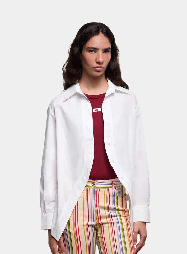 Elysian Collective Laagam No Boyfriend Shirt White