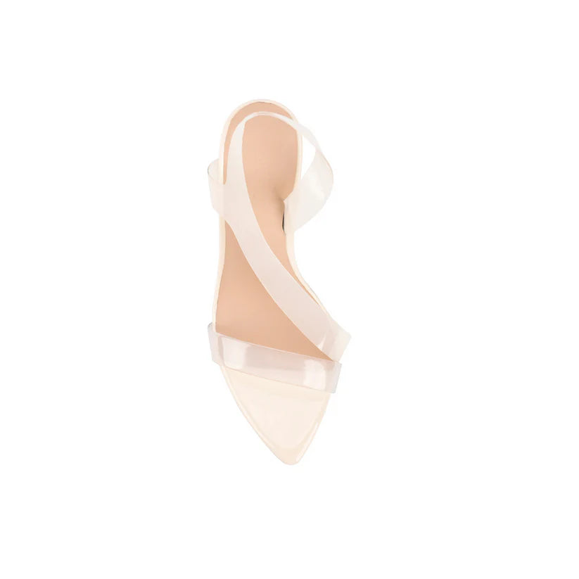Elysian Collective Lana Wilkinsn Missy Ivory Vinylite And Patent Leather