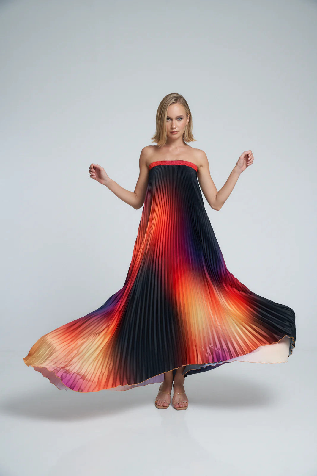 Elysian Collective L'Idee Woman Elle Gown Fire