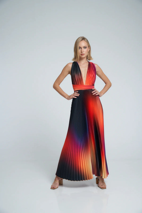 Elysian Collective L'Idee Woman Moderiste Gown Fire