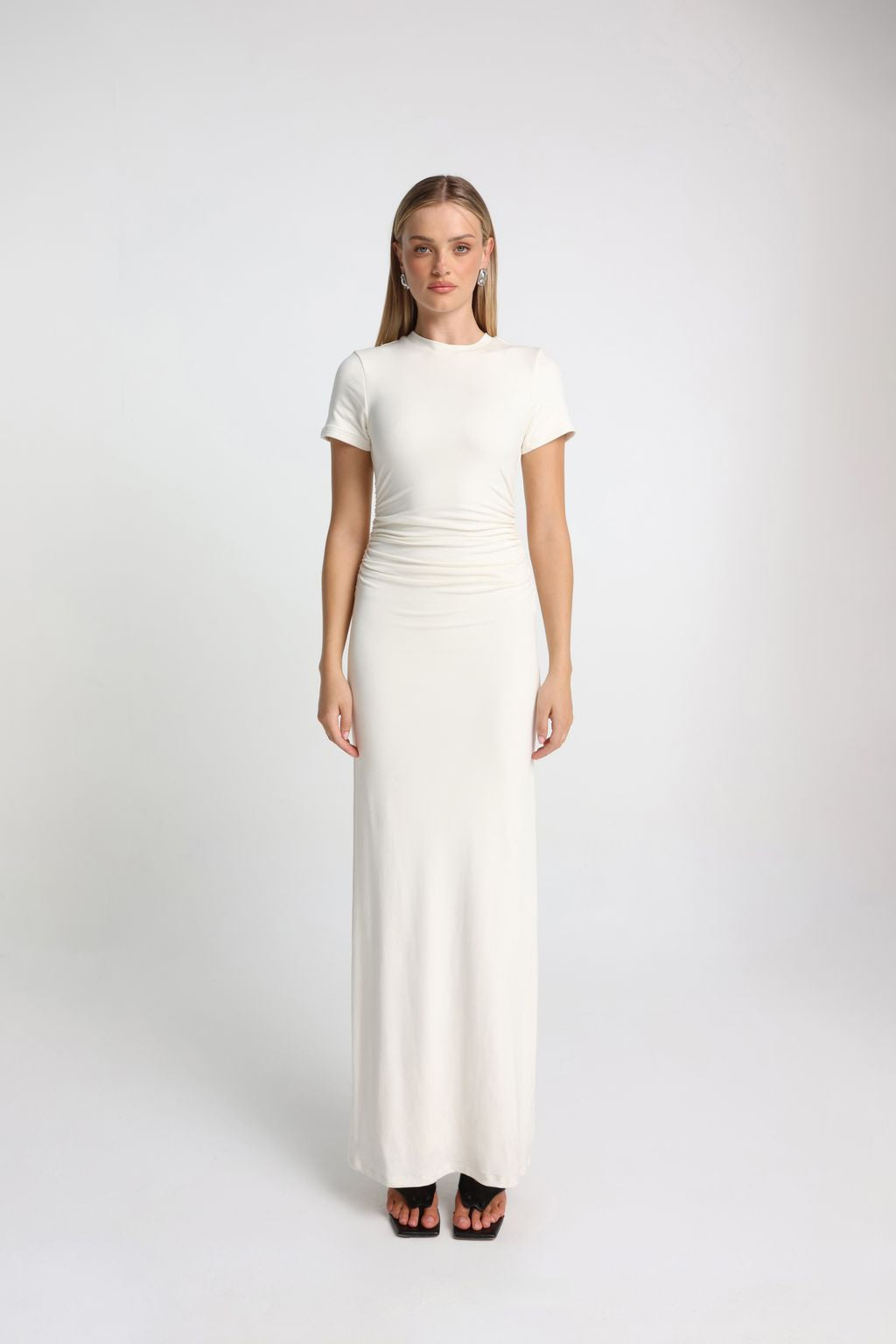 Elysian Collective Maddison The Label Palmer Maxi Dress Milk