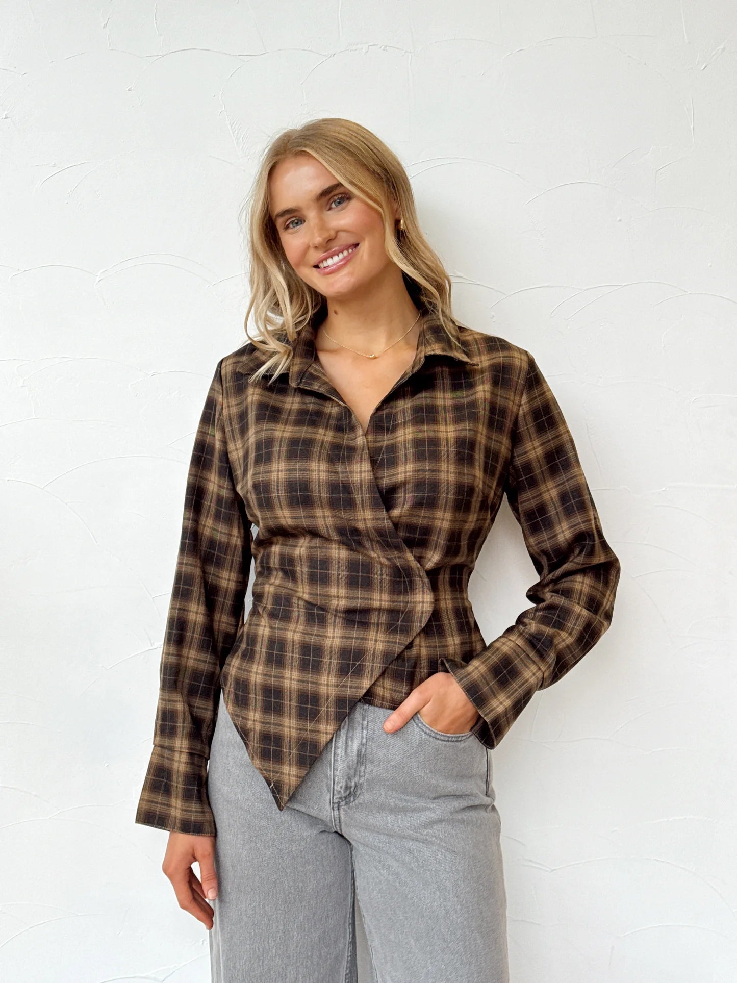 Elysian Collective Madison The Label Millie Shirt Check