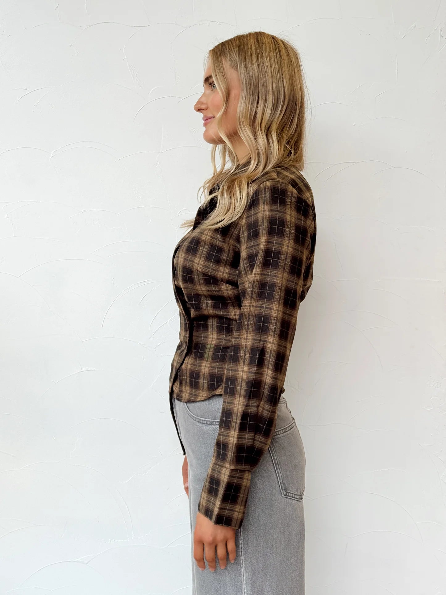 Elysian Collective Madison The Label Millie Shirt Check