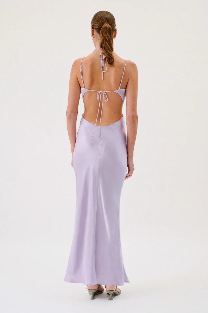 Elysian Collective Suboo Millenia Twist Front Halter Lilac