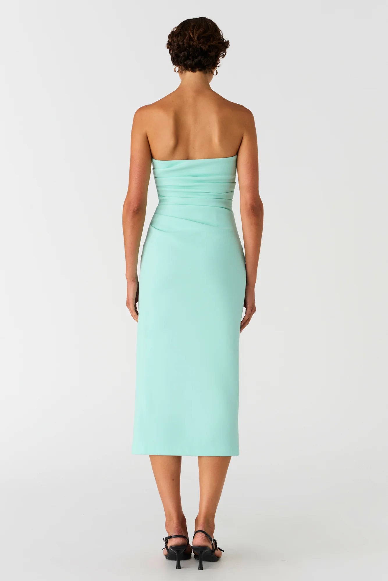 Elysian Collective Misha Calandra Dress Acqua Spray