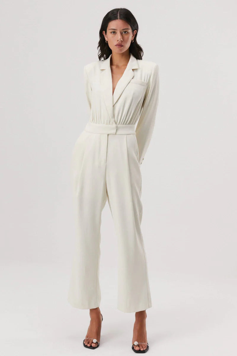 Elysian Collective Misha Cassius Jumpsuit Ecru