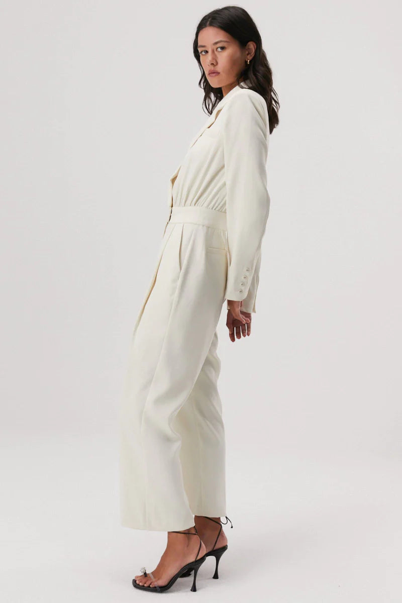 Elysian Collective Misha Cassius Jumpsuit Ecru