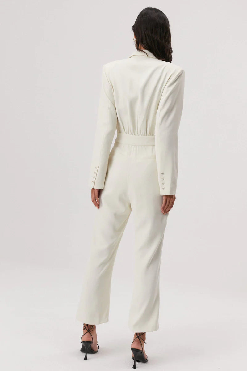 Elysian Collective Misha Cassius Jumpsuit Ecru