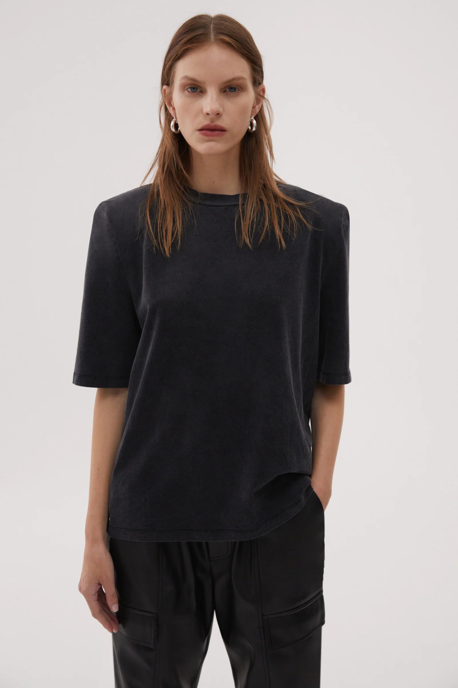 Elysian Collective Misha Kirby T-shirt Iron Grey