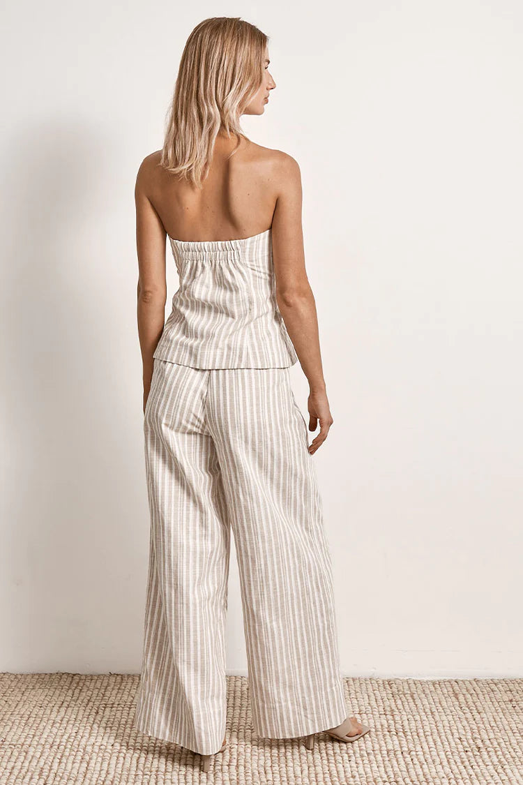 Elysian Collective Mon Renn Illusion Pant Natural Stripe