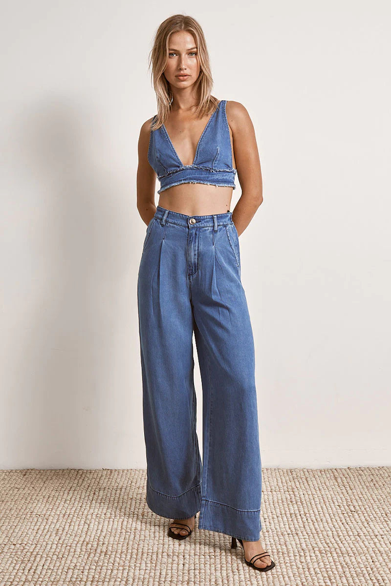 Elysian Collective Mon Renn Odyssey Crop Denim