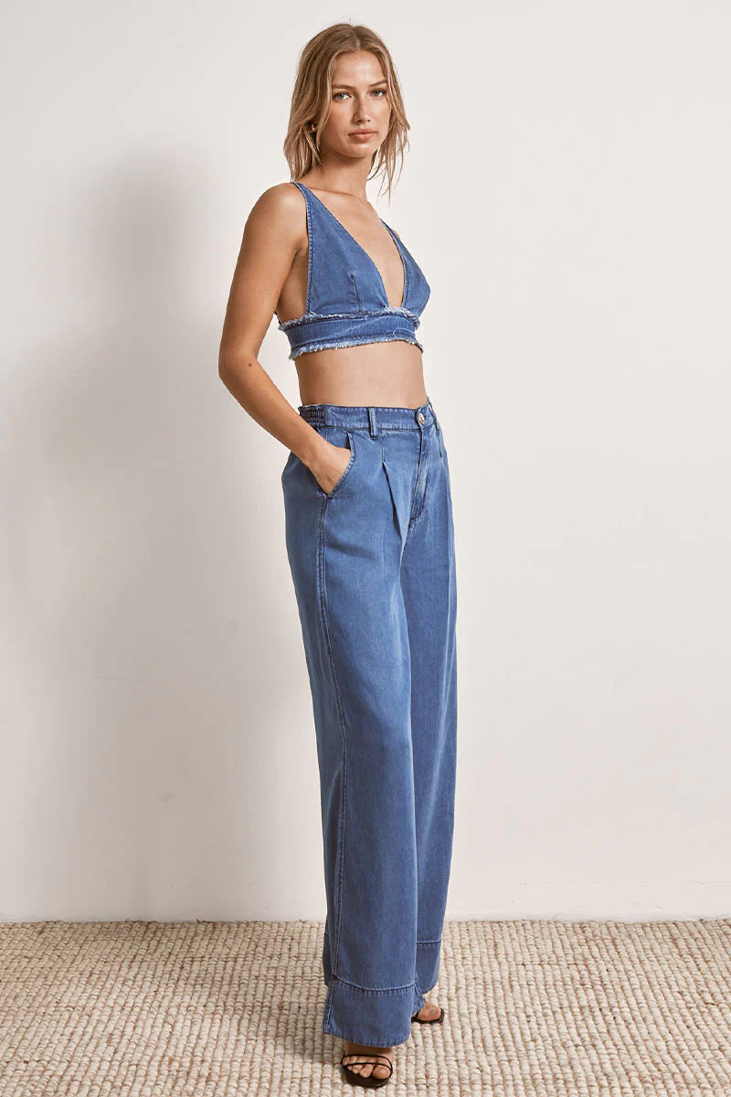 Elysian Collective Mon Renn Odyssey Crop Denim