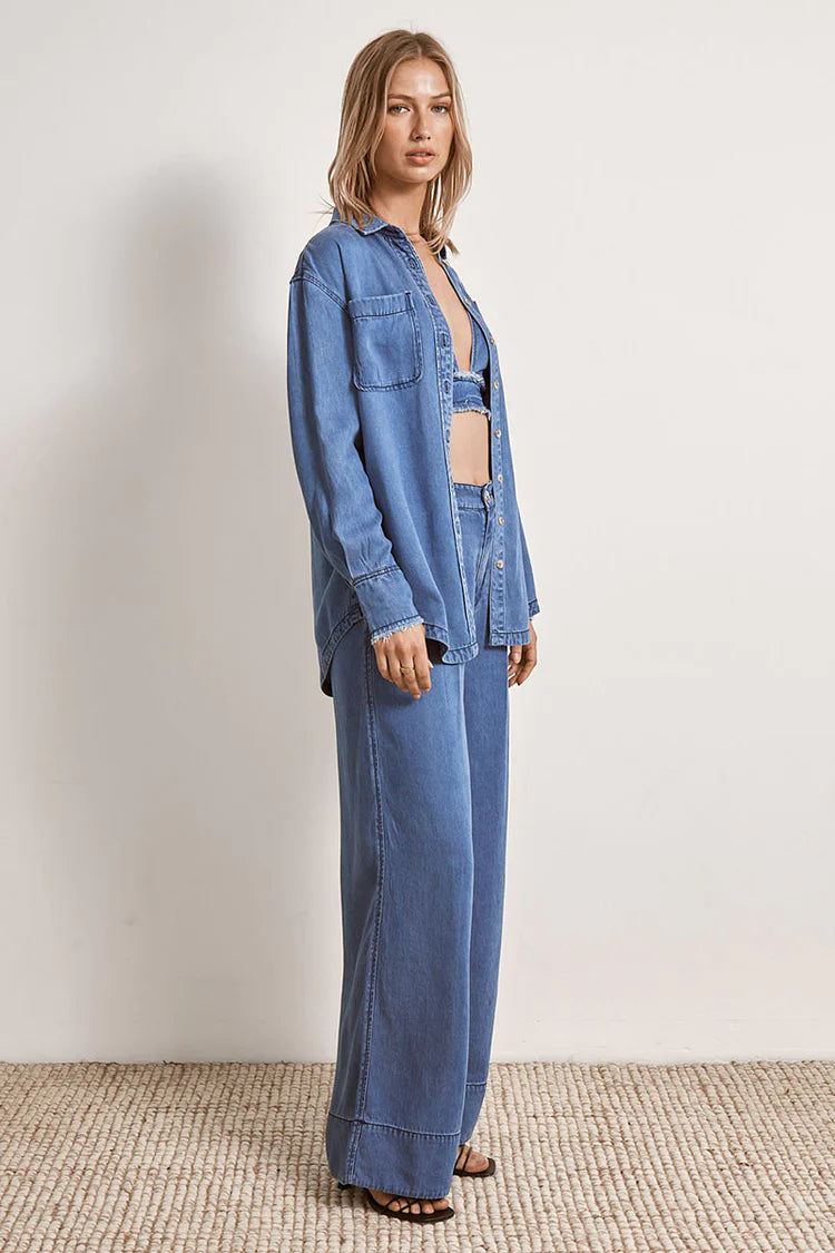 Elysian Collective Mon Renn Odyssey Denim Shirt