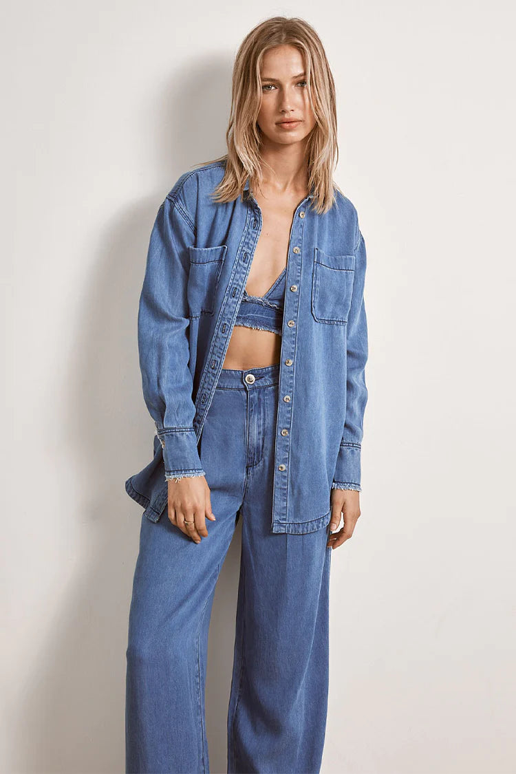 Elysian Collective Mon Renn Odyssey Denim Shirt