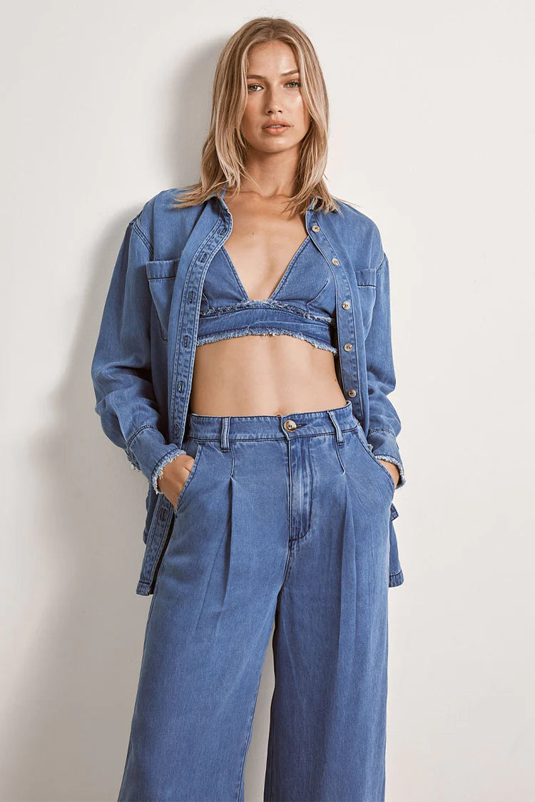 Elysian Collective Mon Renn Odyssey Denim Shirt