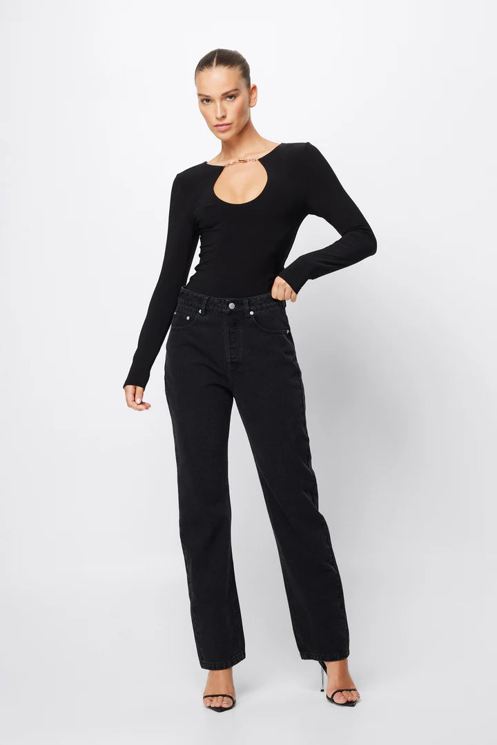 Elysian Collective Mossman Defiant Top Black