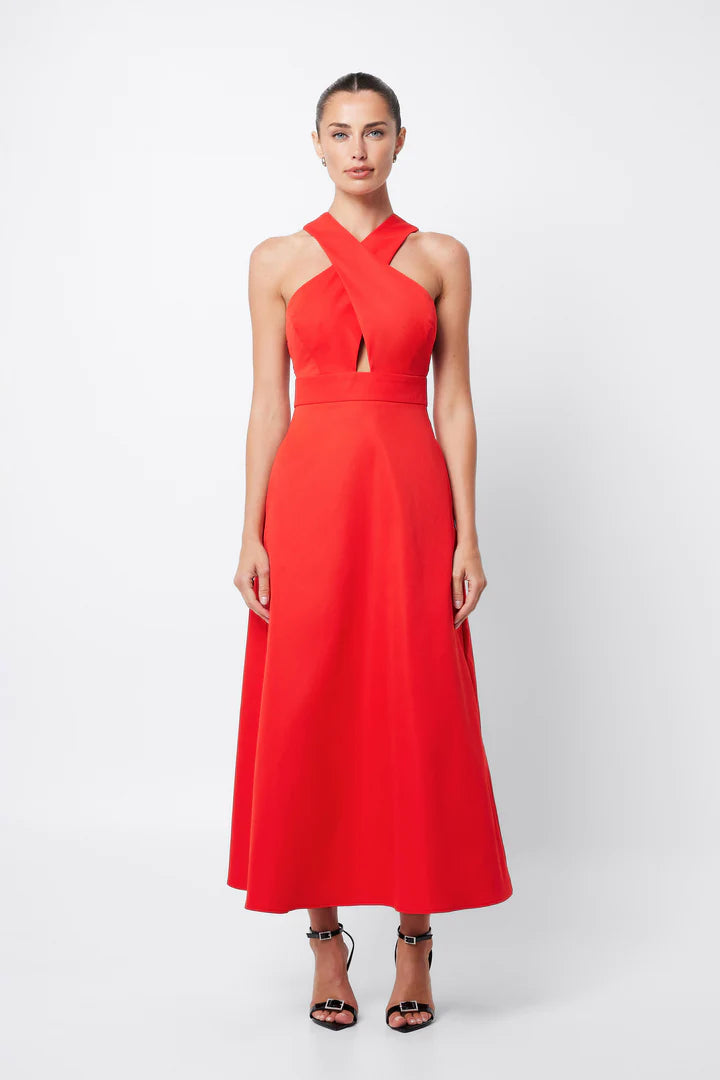 Elysian Collective Mossman Encore Maxi Dress Red