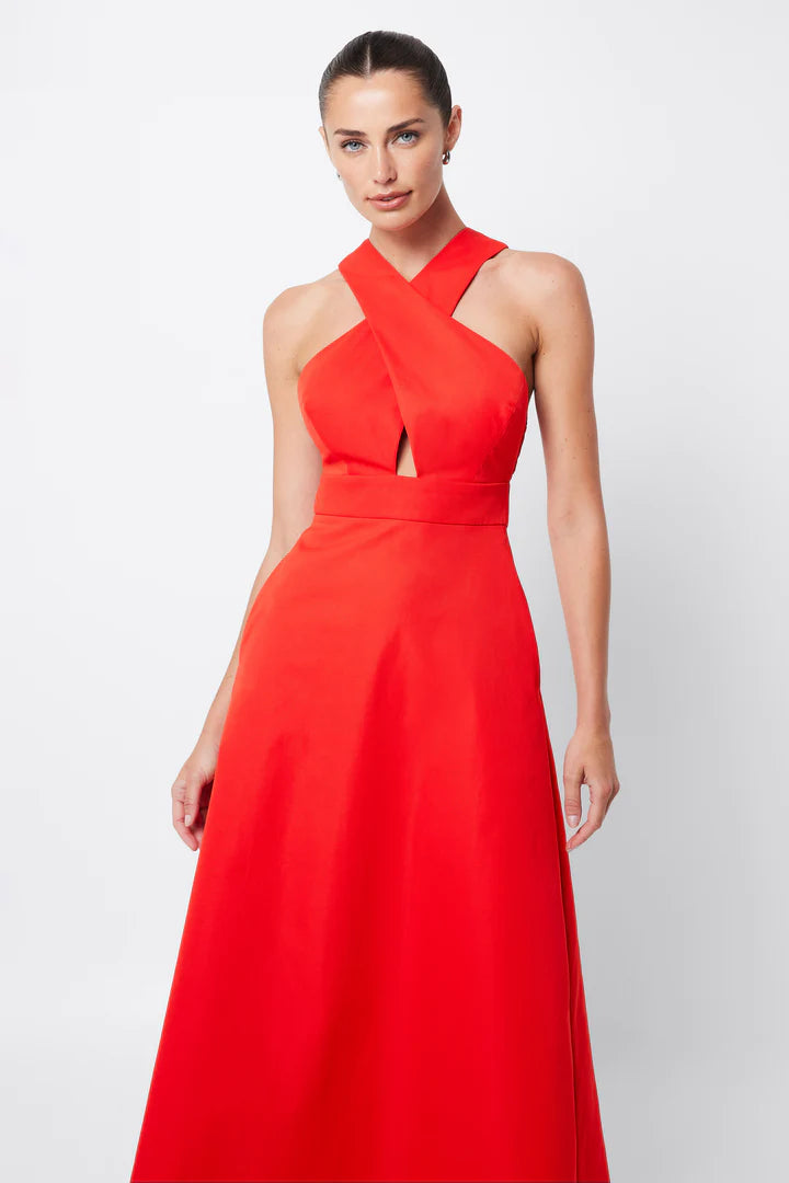 Elysian Collective Mossman Encore Maxi Dress Red