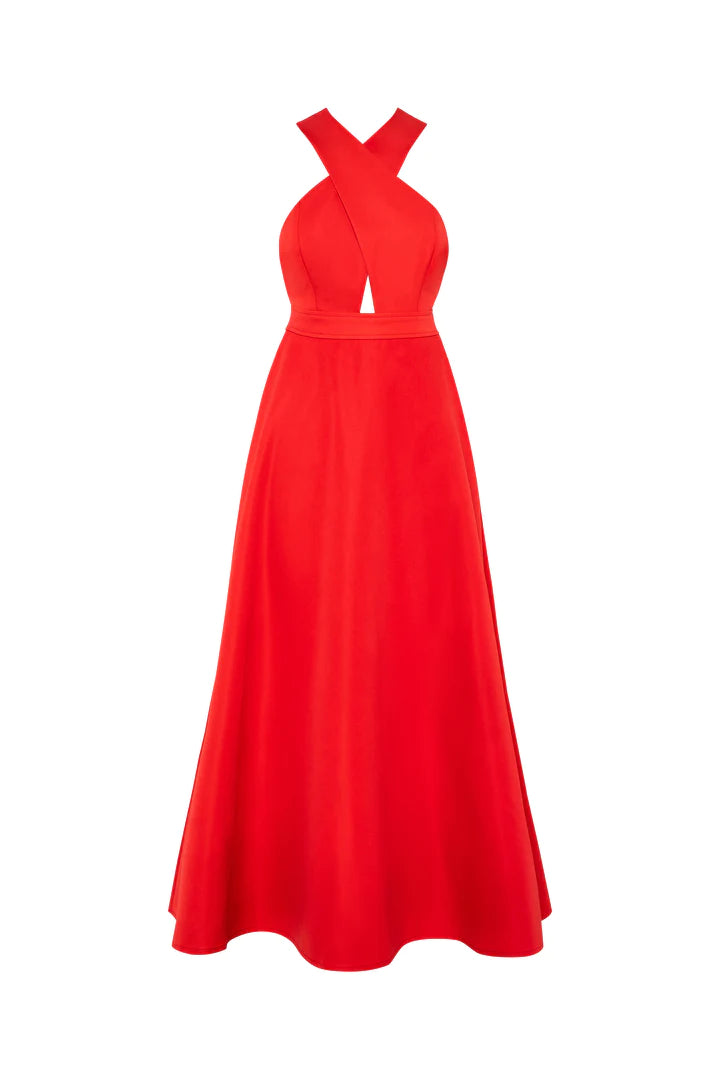 Elysian Collective Mossman Encore Maxi Dress Red