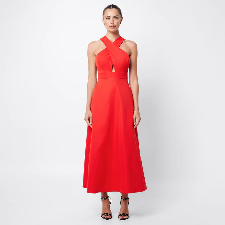Elysian Collective Mossman Encore Maxi Dress Red