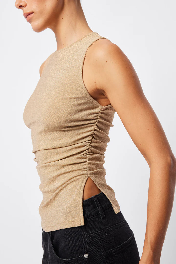 Elysian Collective Mossman Golden Hour Top Gold