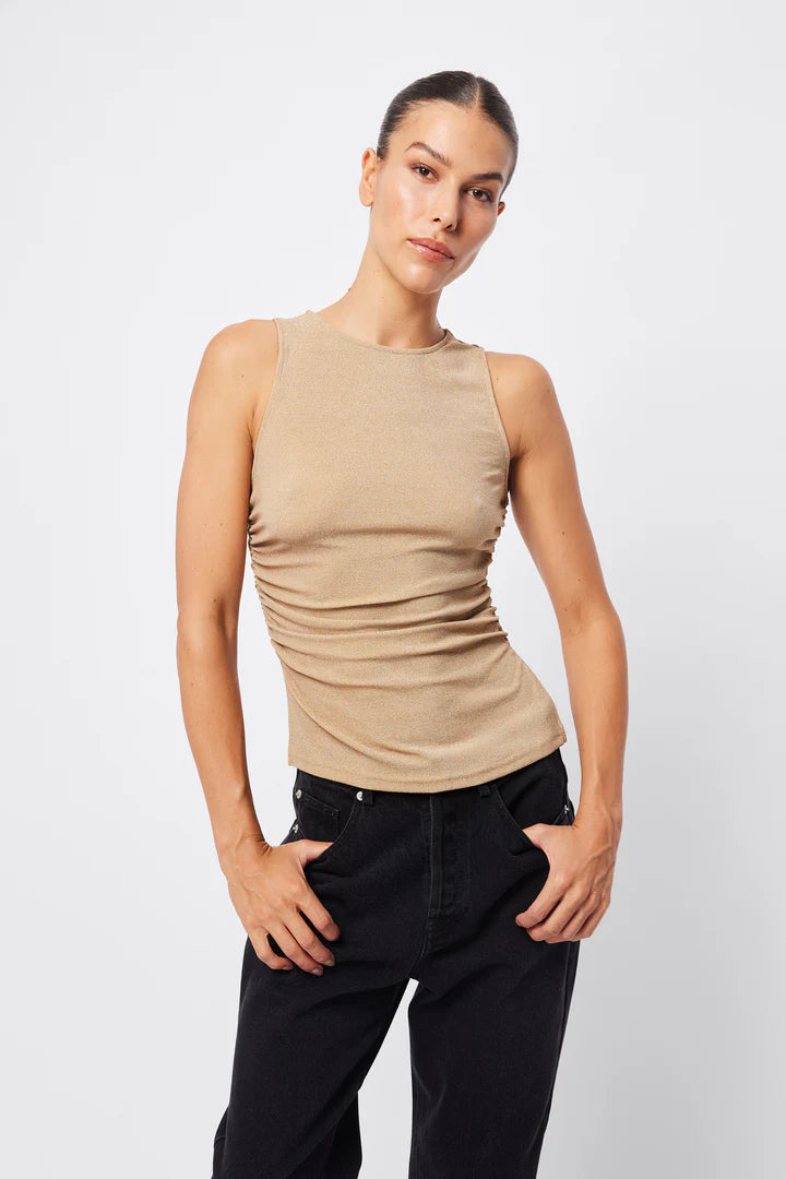 Elysian Collective Mossman Golden Hour Top Gold