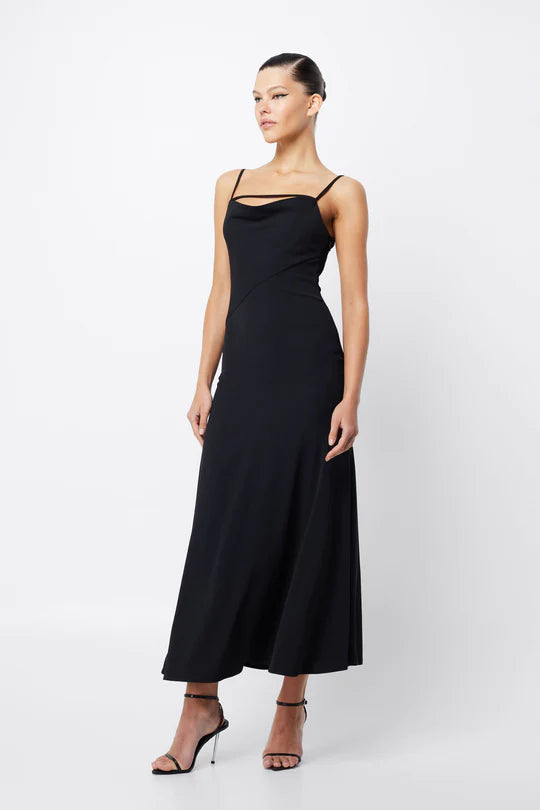 Elysian Collective Mossman Manifest Maxi Dress Black