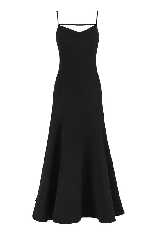 Elysian Collective Mossman Manifest Maxi Dress Black