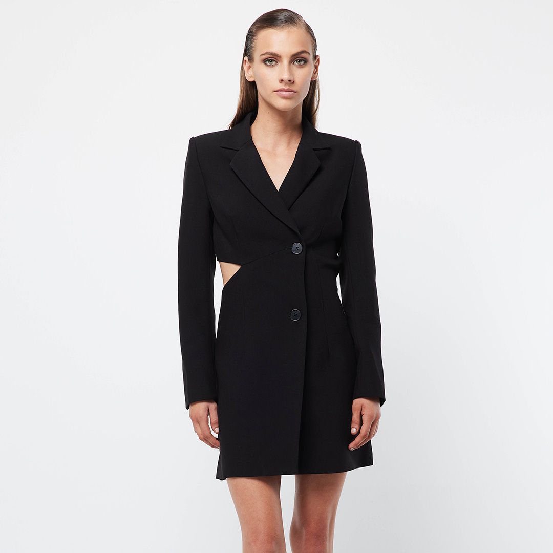 Elysian Collective Mossman Meet Again Blazer Dress Black