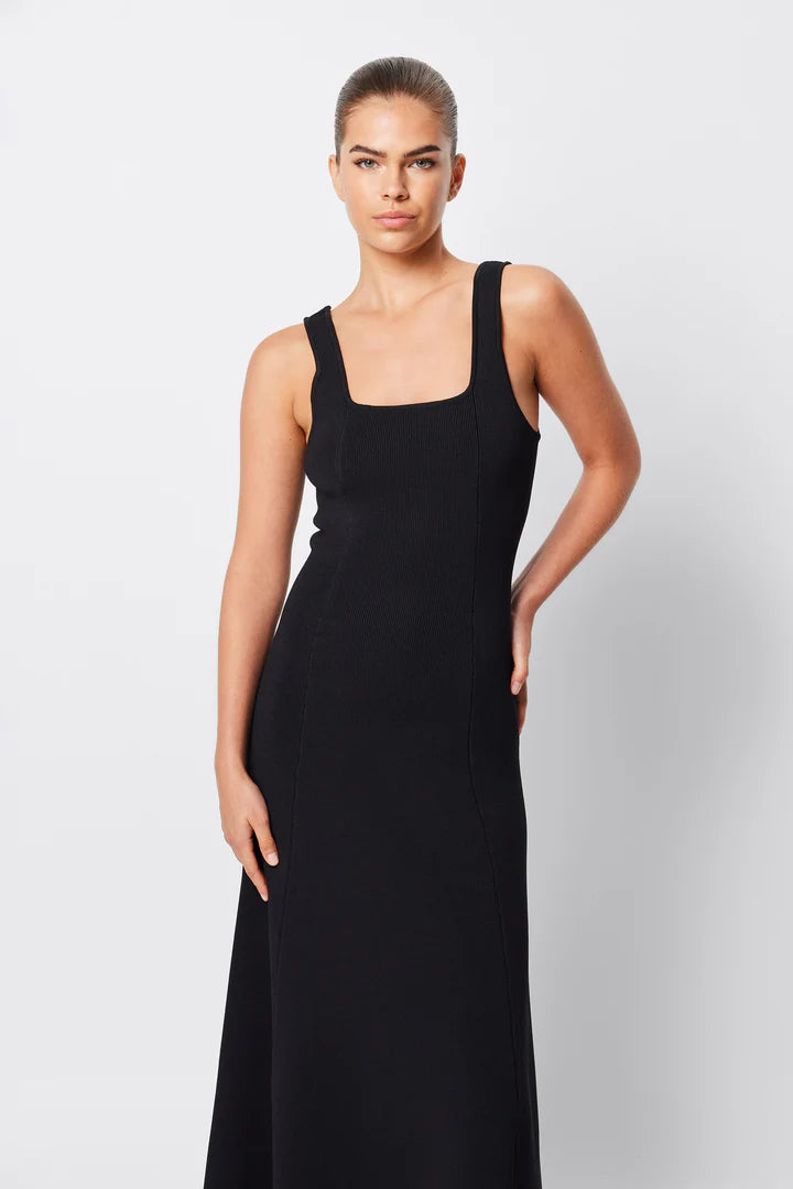 Elysian Collective Mossman Monaco Maxi Dress Black