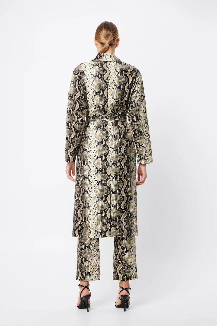 Elysian Collective Mossman Restless Trench Coat Serpent