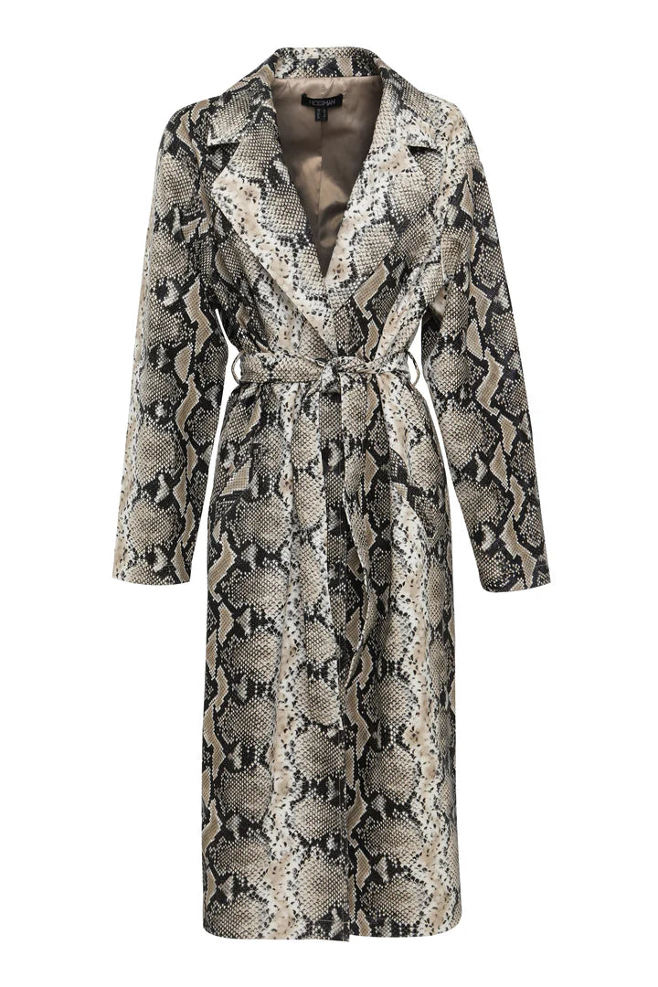 Elysian Collective Mossman Restless Trench Coat Serpent