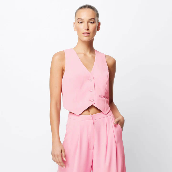 Elysian Collective Mossman Sweet Escape Vest Pink