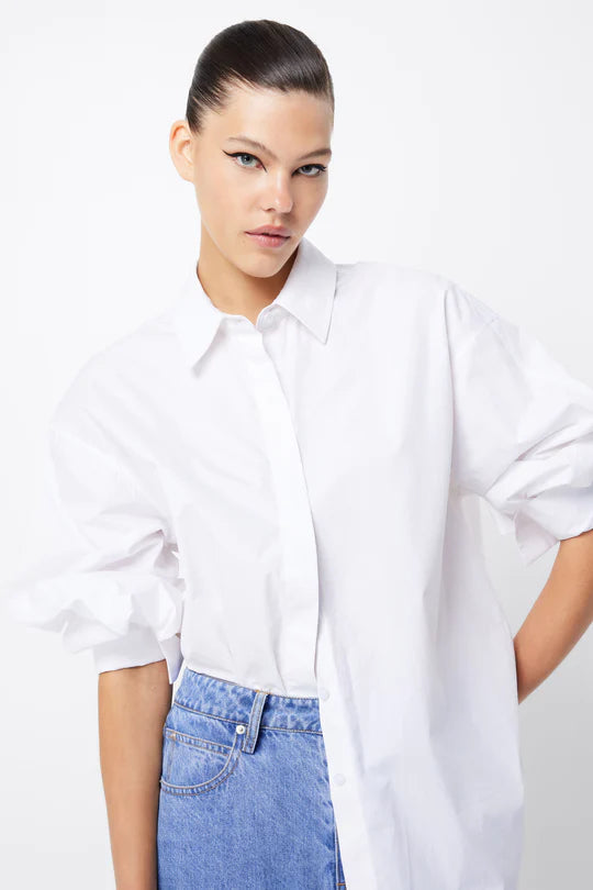 Elysian Collective Mossman Tie Breaker Shirt White