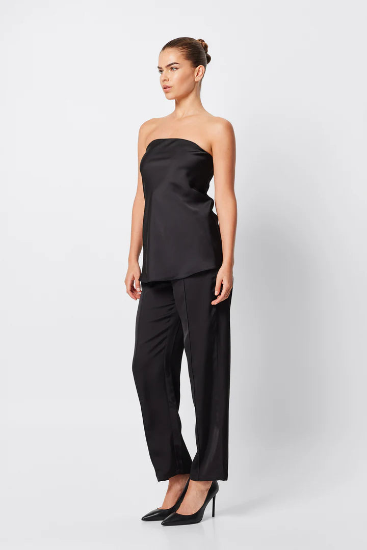 Elysian Collective Mossman Toulouse Strapless Top Black