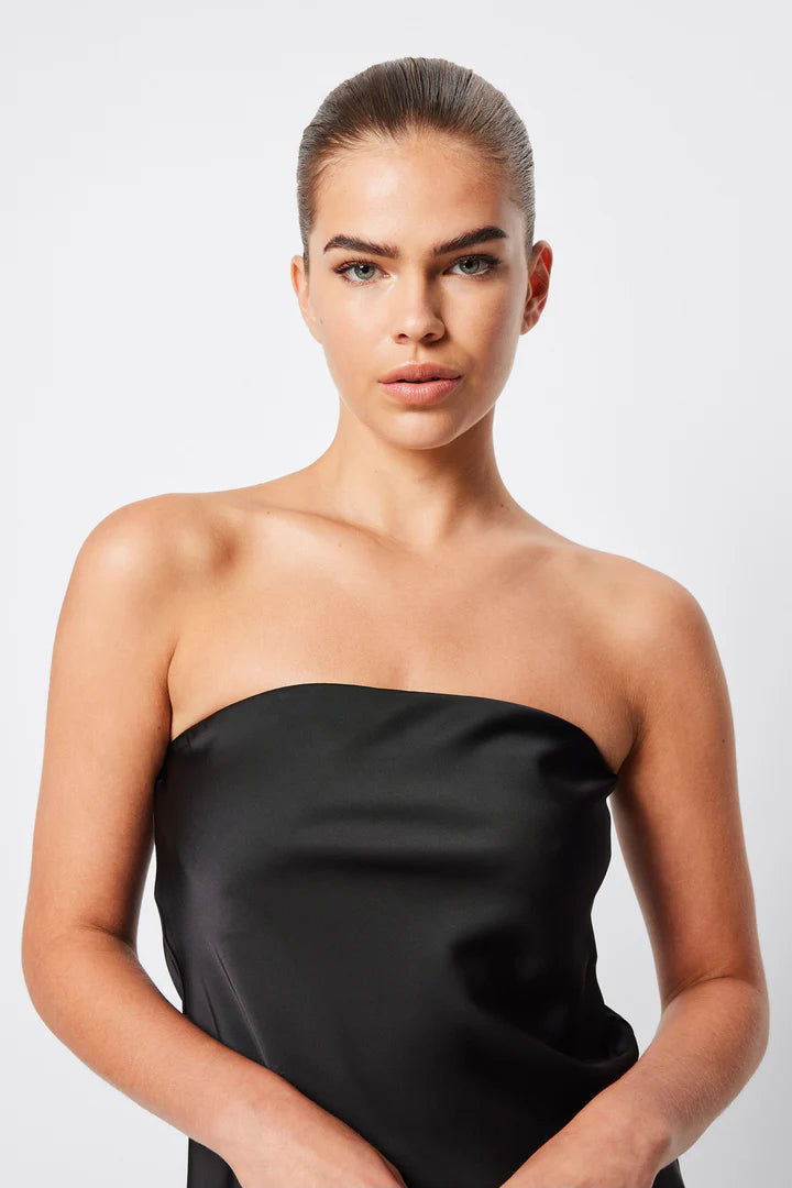 Elysian Collective Mossman Toulouse Strapless Top Black