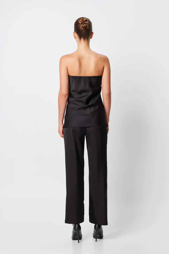 Elysian Collective Mossman Toulouse Strapless Top Black