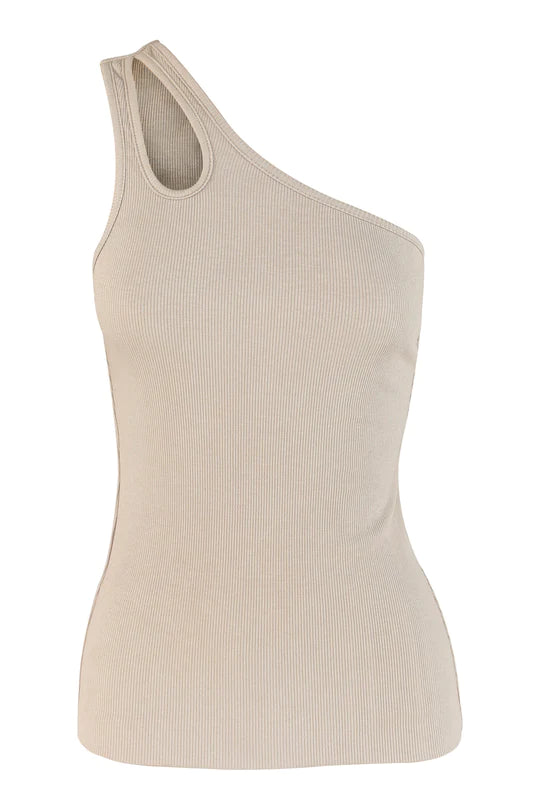 Elysian Collective Mossman Vice Tank Top Beige