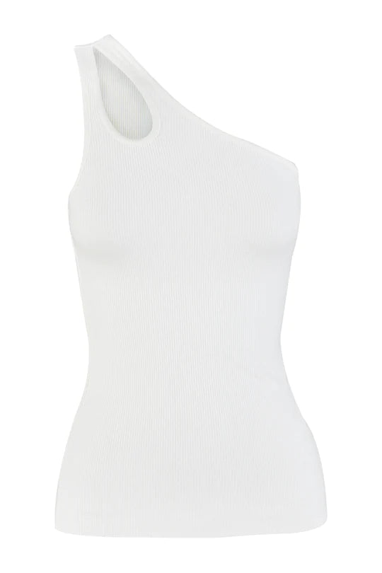 Elysian Collective Mossman Vice Tank Top White