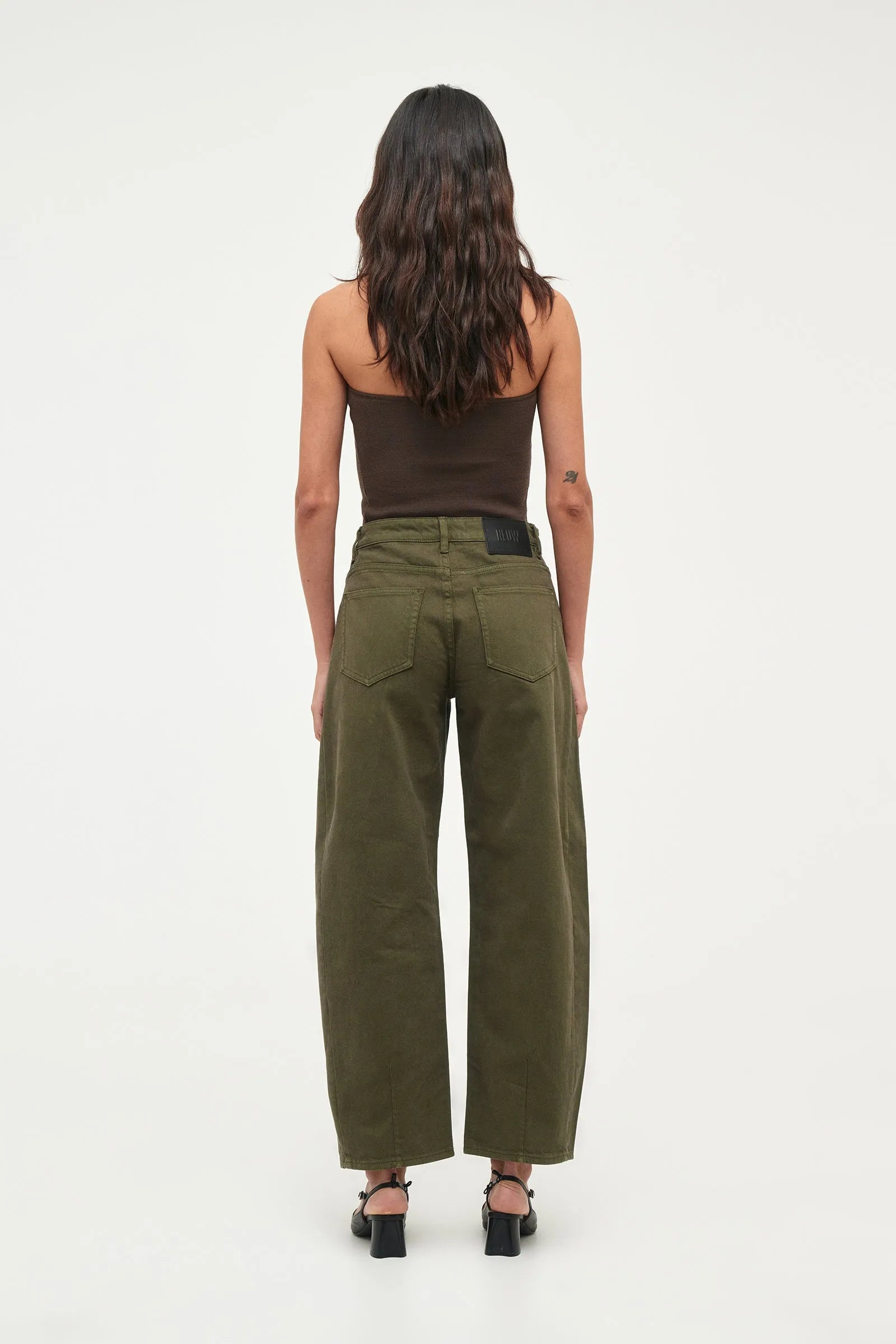 Elysian Collective Neuw Denim Amber Barrel Military