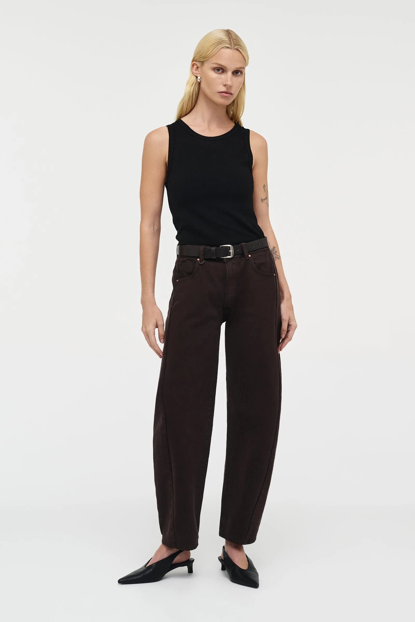 Elysian Collective Neuw Denim Amber Barrel Sable