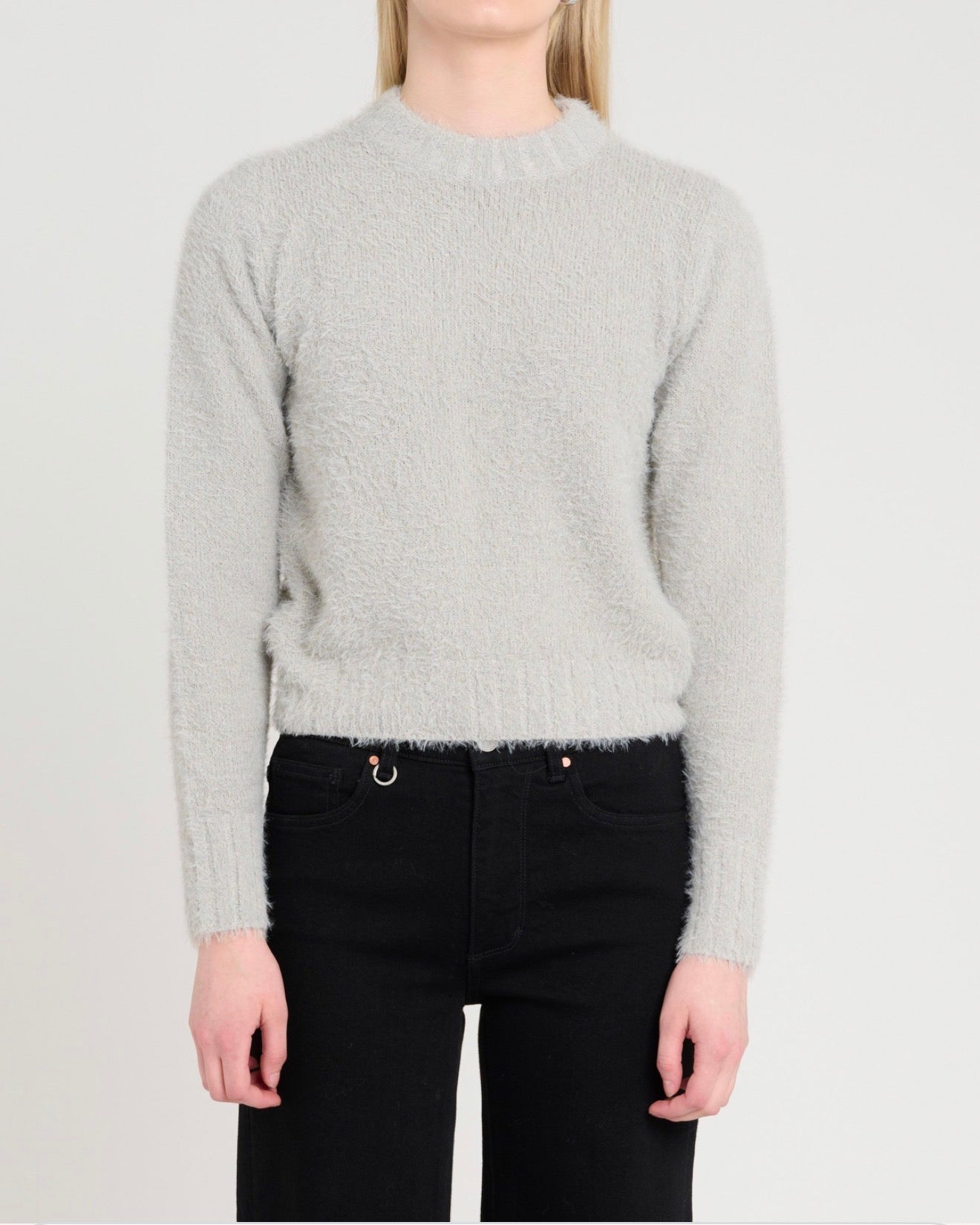 Elysian Collective Neuw Denim Kate Knit Soft Grey