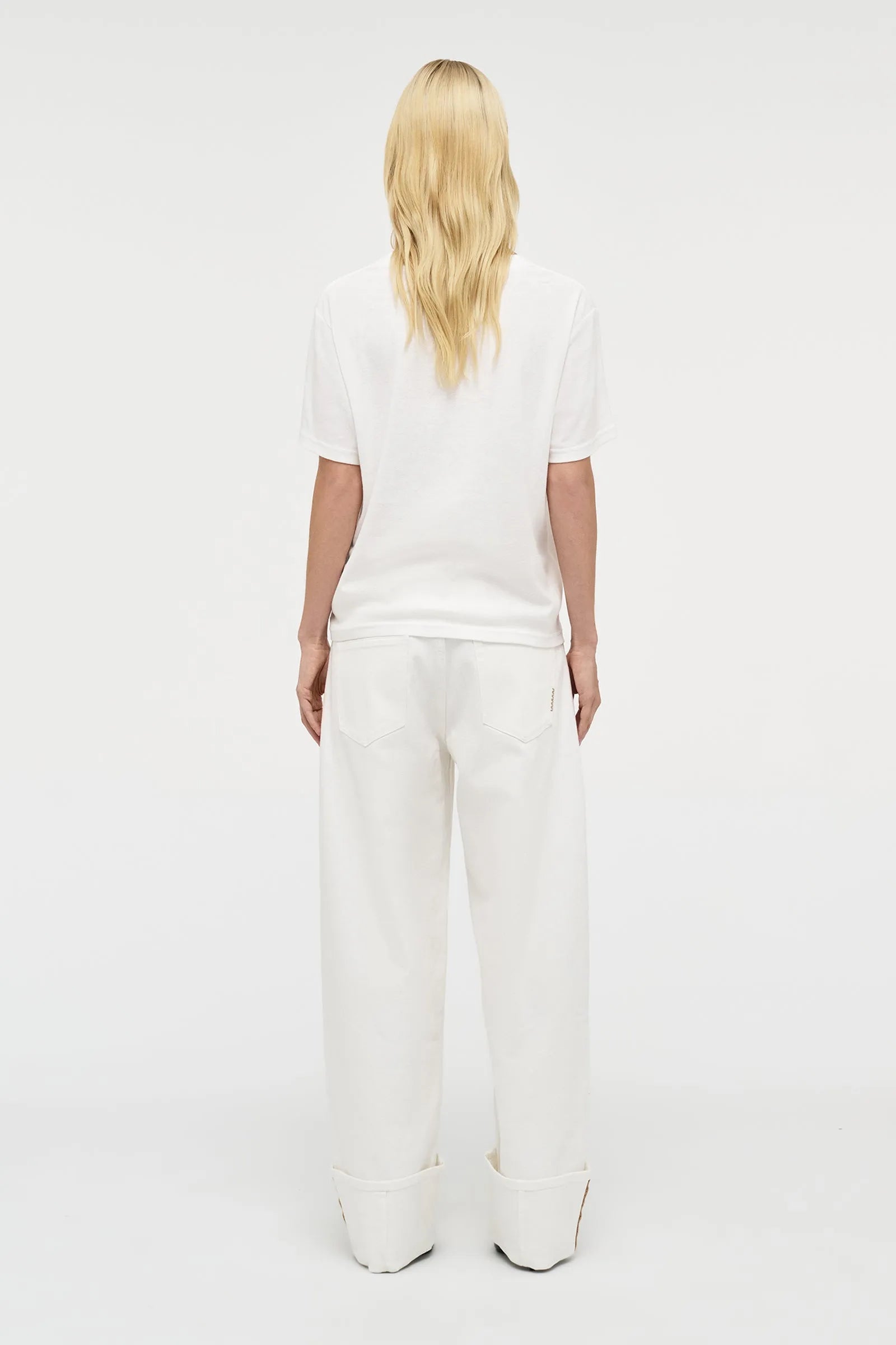 Elysian Collective Neuw Denim Nancy Barrel White