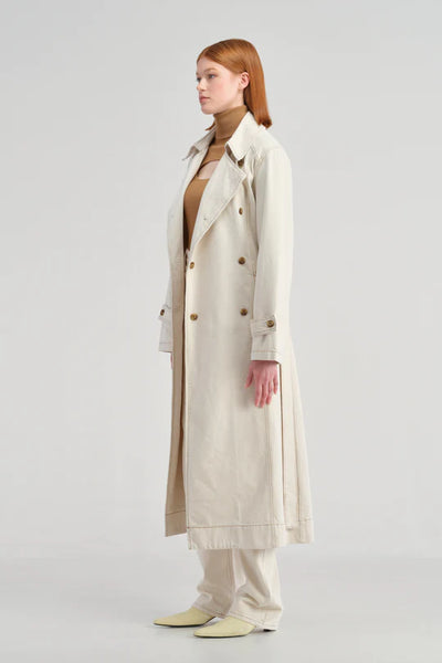 NOBODY DENIM - Anna Trench Coat (Ecru)