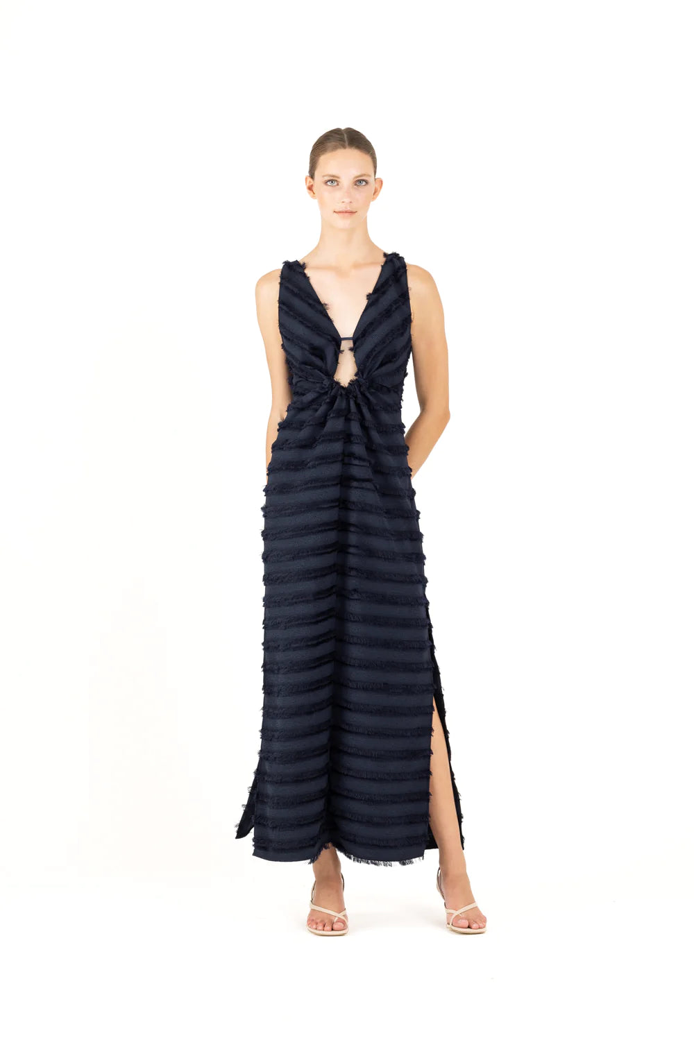 Elysian Collective One Fell Swoop Alexa Dress Midnight Flounce