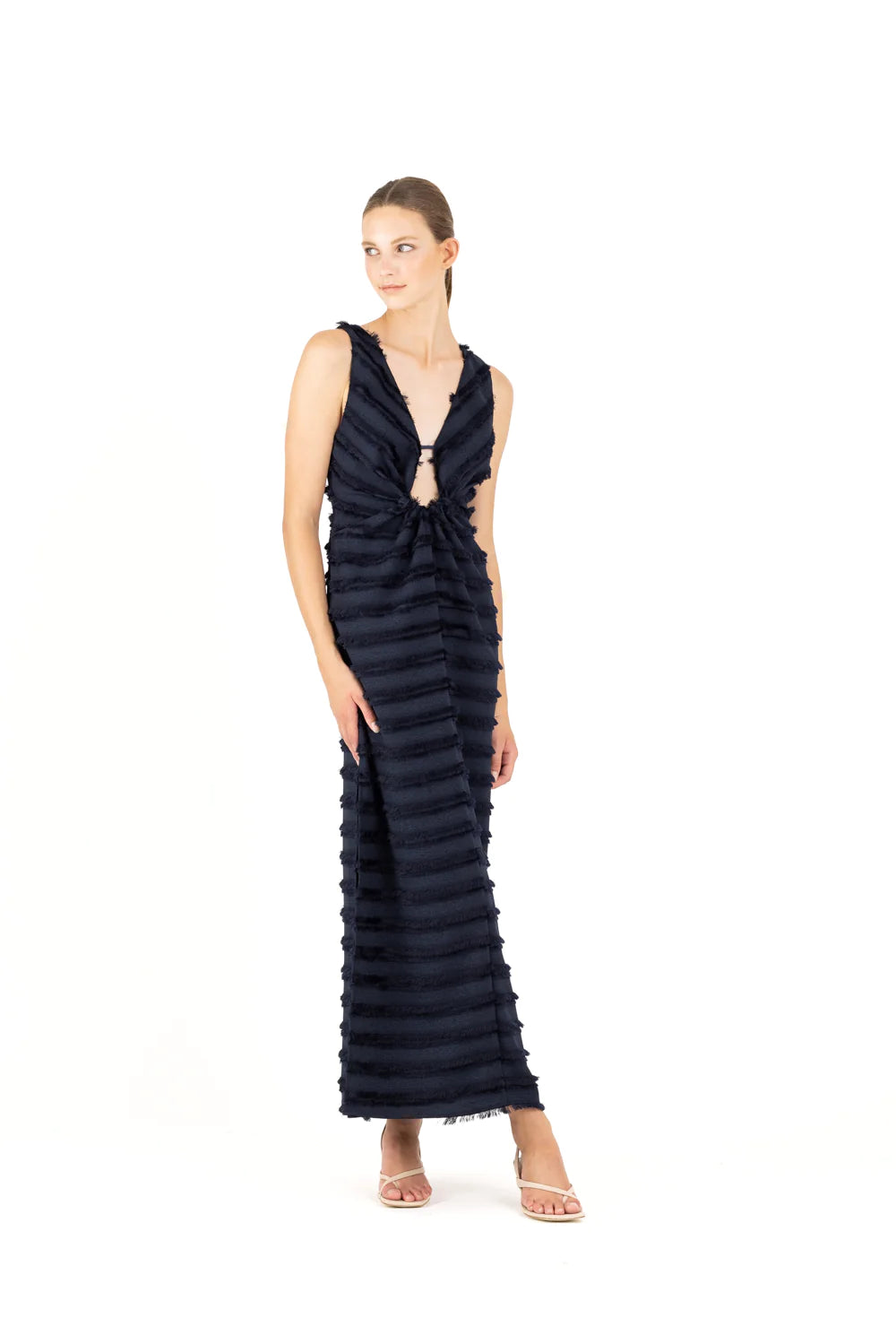 Elysian Collective One Fell Swoop Alexa Dress Midnight Flounce