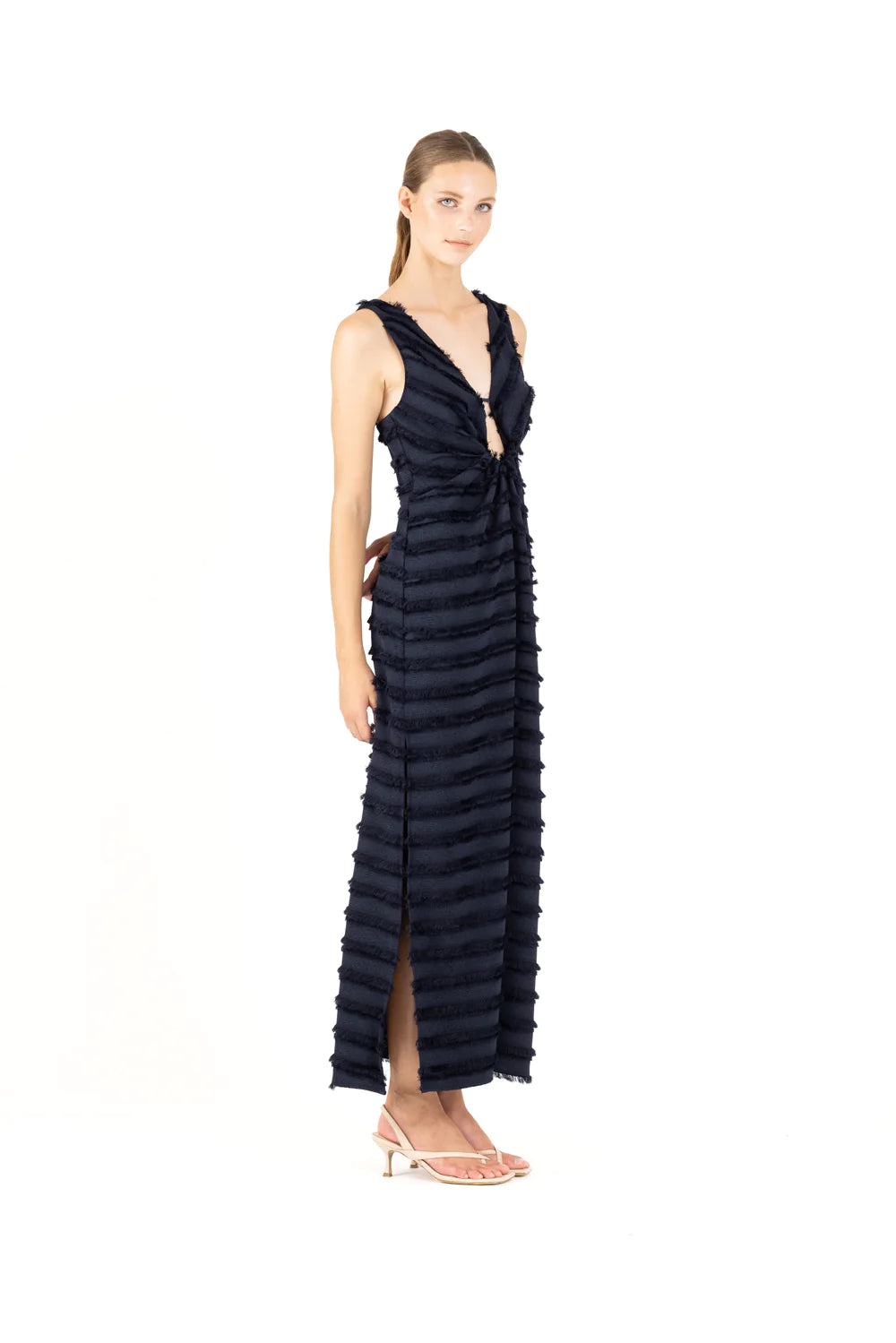 Elysian Collective One Fell Swoop Alexa Dress Midnight Flounce