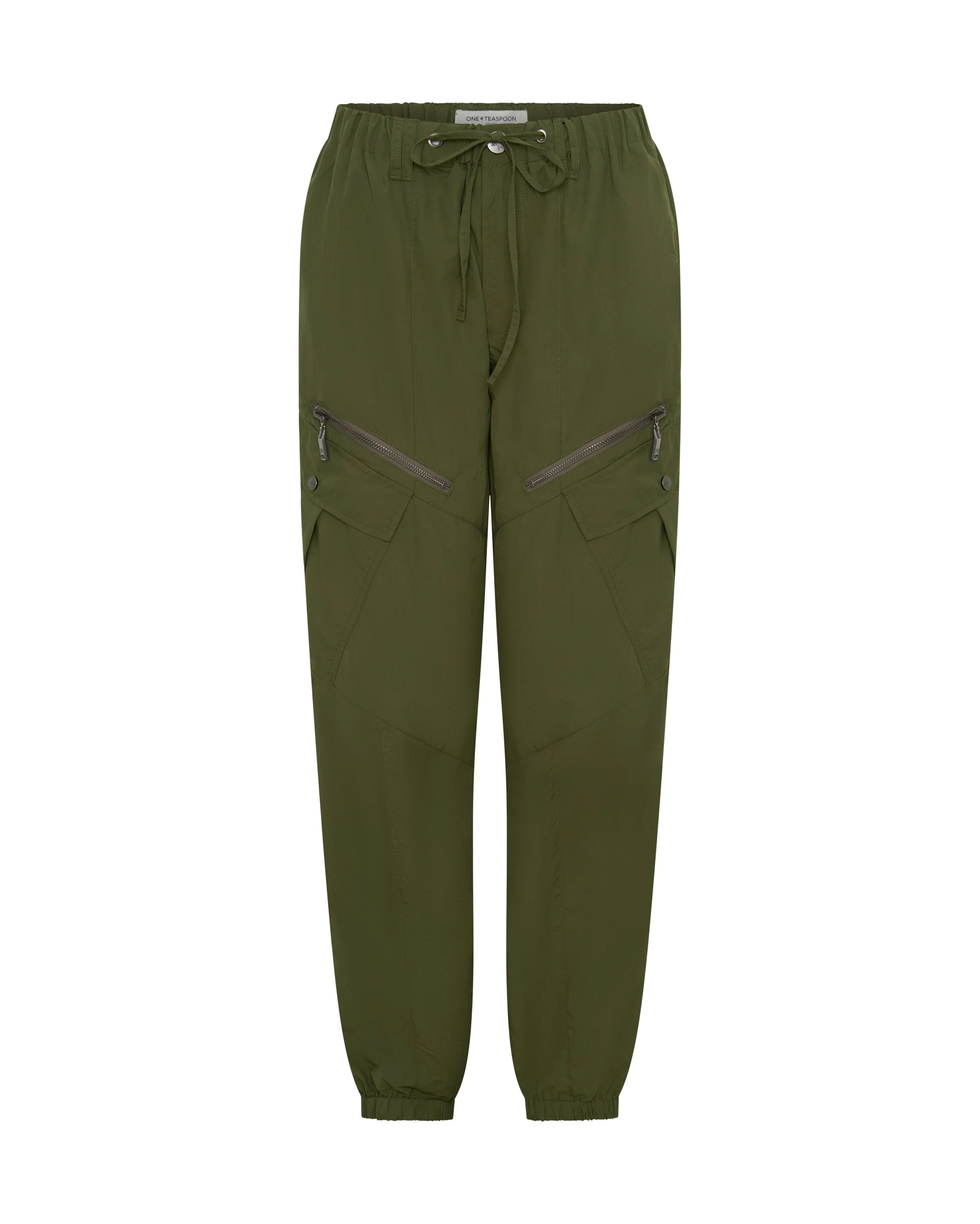 Elysian Collective One Teaspoon Drift Utility Flight Pants Khaki