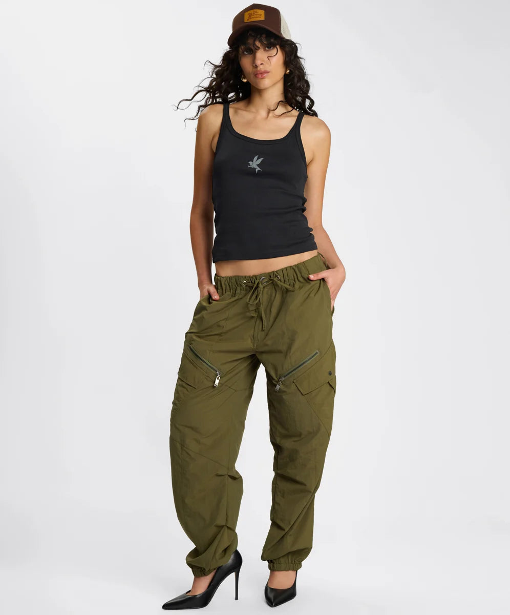 Elysian Collective One Teaspoon Drift Utility Flight Pants Khaki