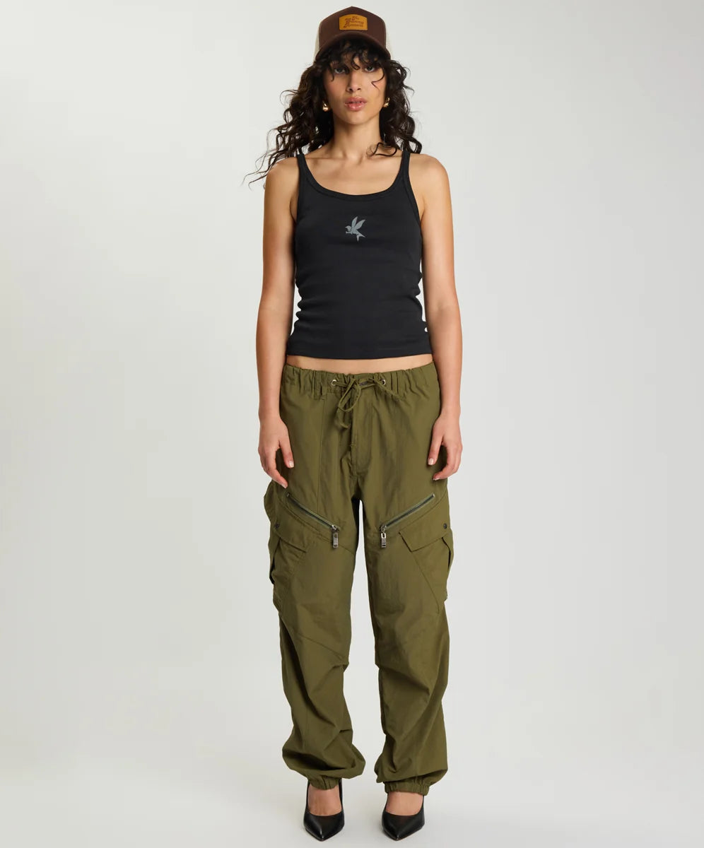 Elysian Collective One Teaspoon Drift Utility Flight Pants Khaki